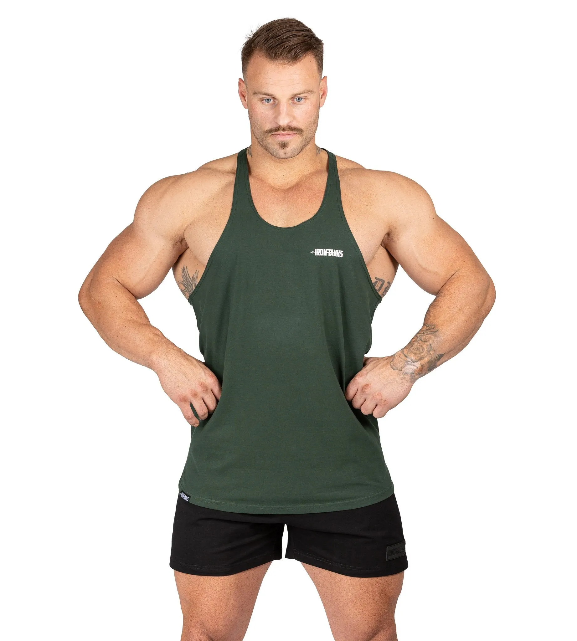 Alpha T-Back Singlet II - Guerrilla Green