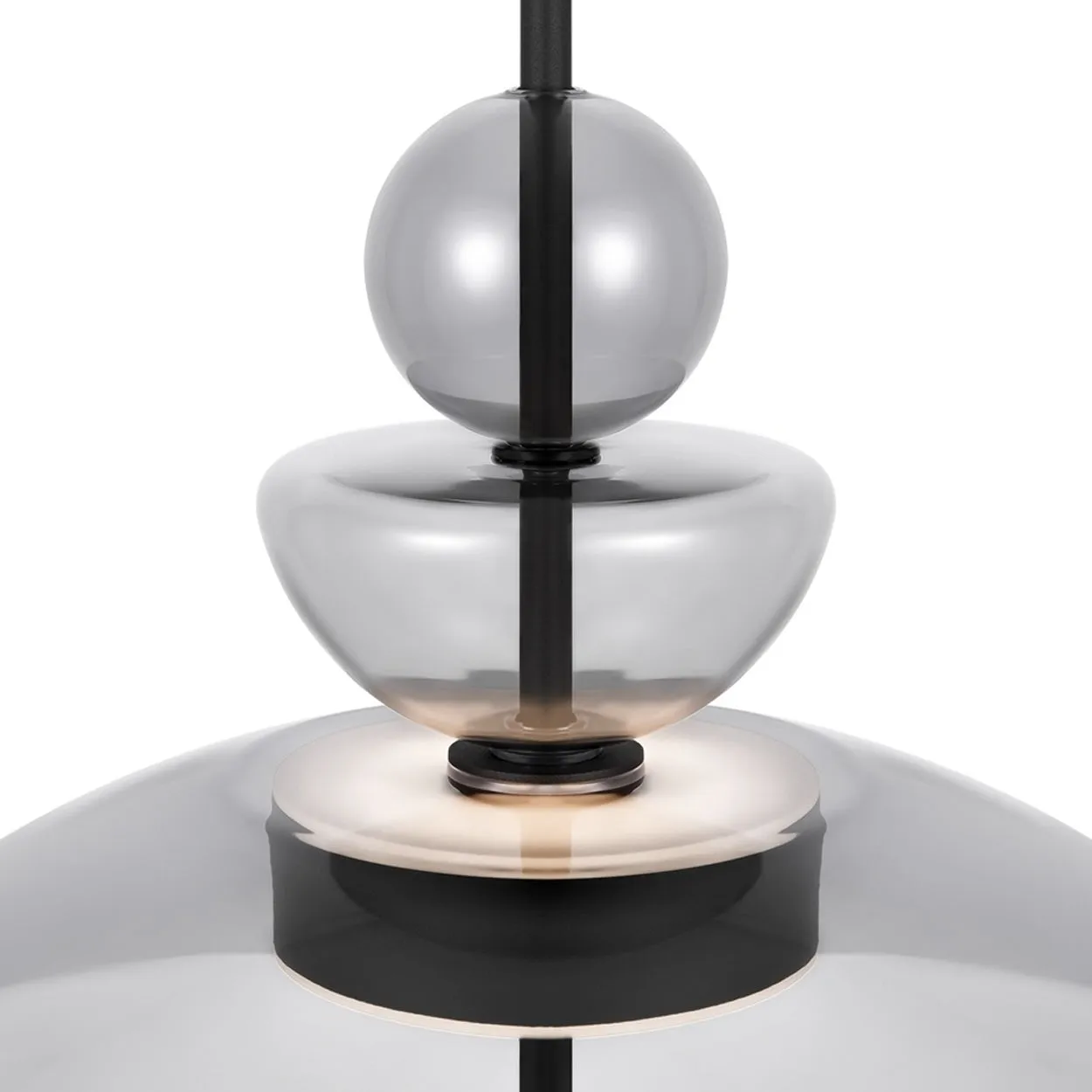 ANKUR MAYTONI BK1 CONTEMPORY MODERN GLASS LED PENDANT LIGHT