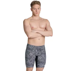 Arena - Overview Men’s Swim Jammer - Black-White/Multi