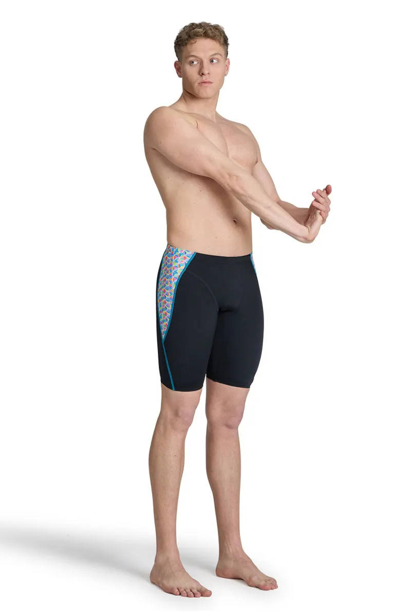 Arena - Starfish Men’s Swim Jammer - Black-White/Multi