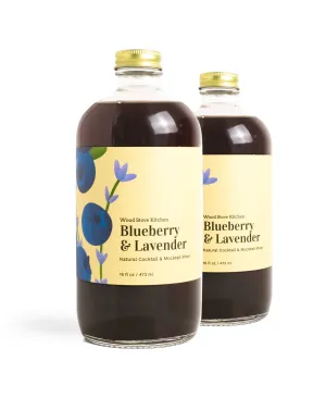 Blueberry and Lavender Cocktail & Drink Mix, 16 fl oz