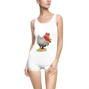 Chicken Women's Vintage Swimsuit