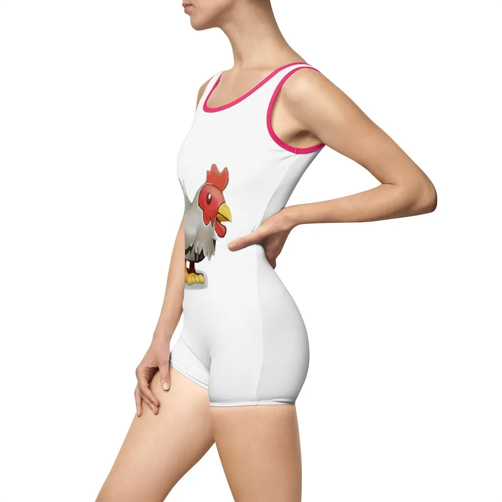 Chicken Women's Vintage Swimsuit