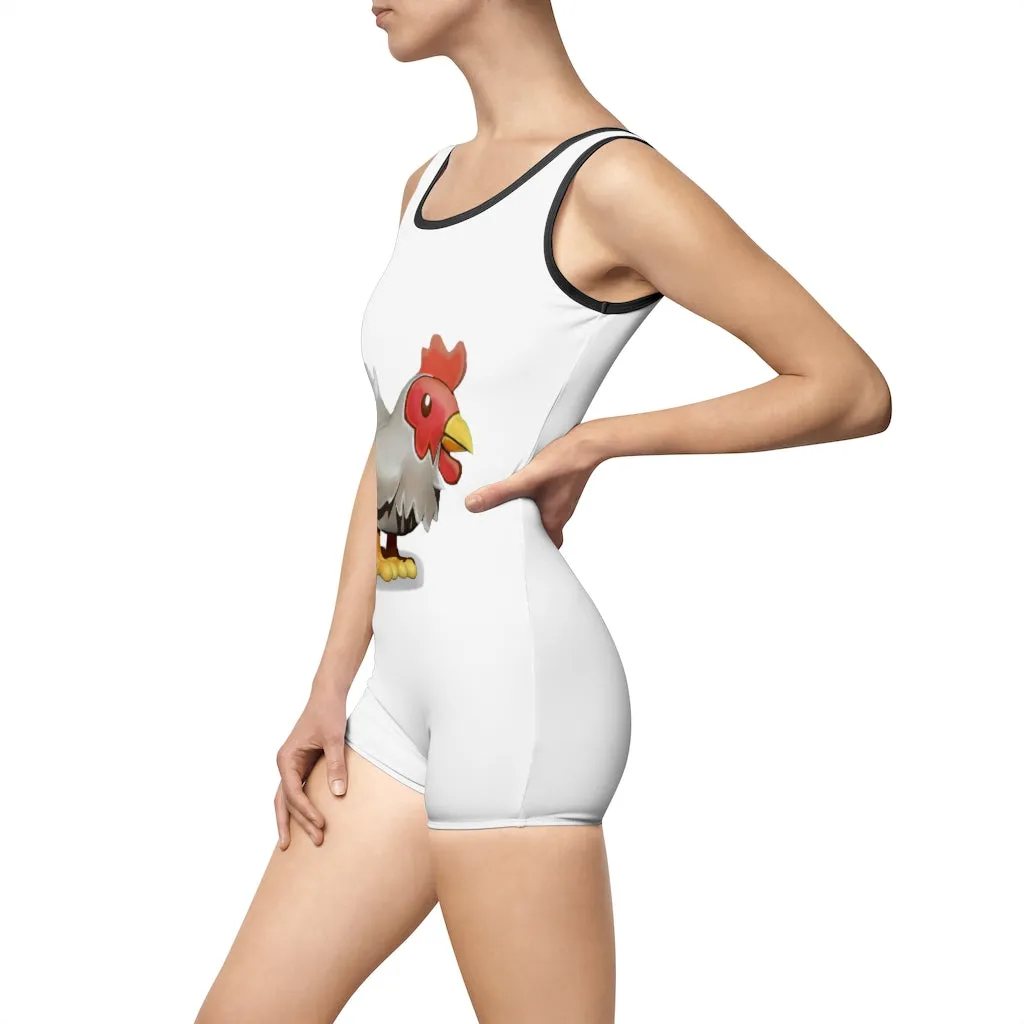 Chicken Women's Vintage Swimsuit