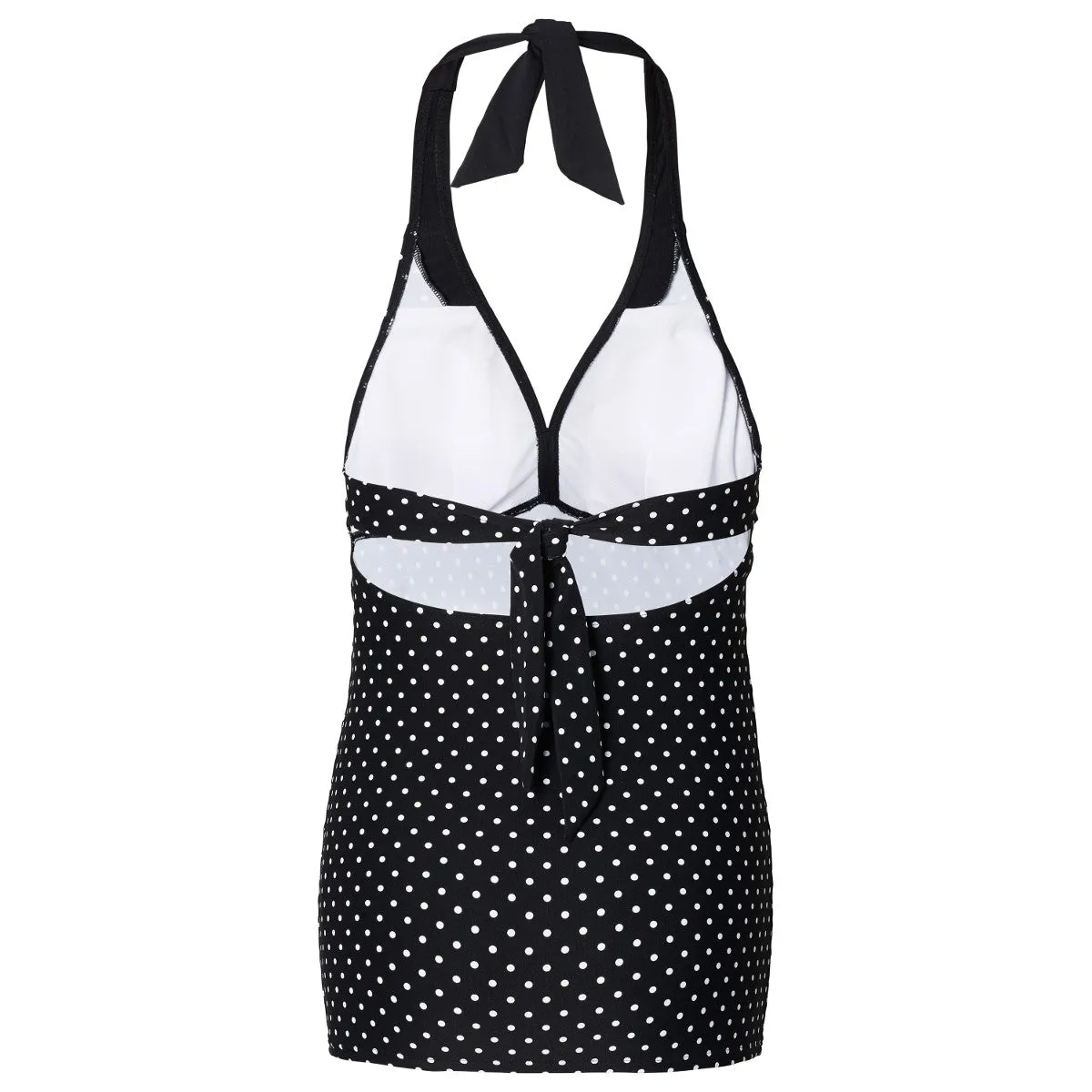 Dot White Black Tankini Maternity Swimsuit - Noppies