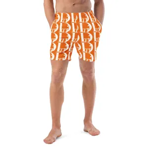 DTI Orange Pattern Men's swim trunks