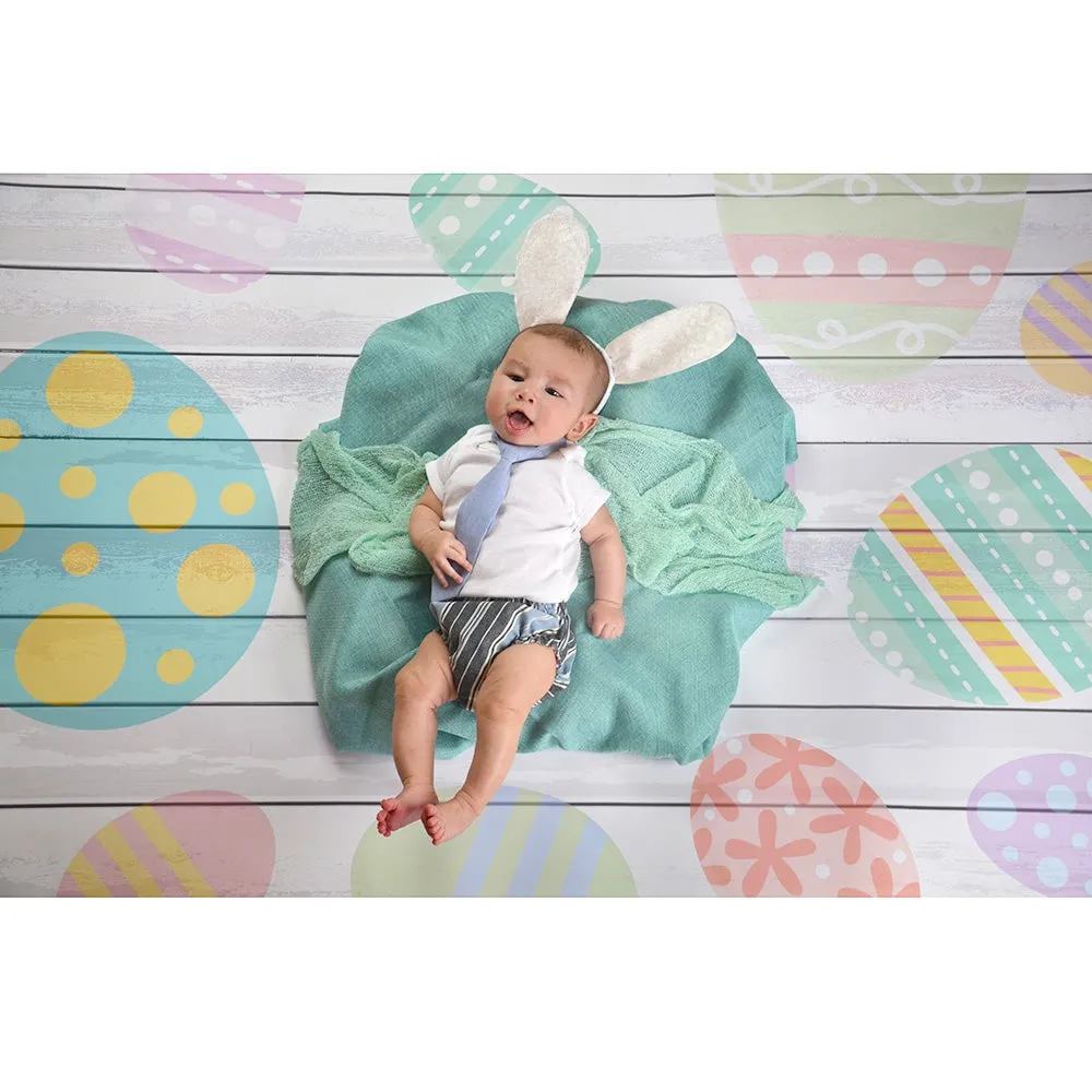 Easter Planks Printed Backdrop