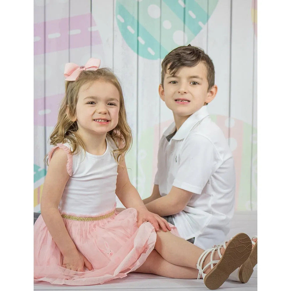 Easter Planks Printed Backdrop