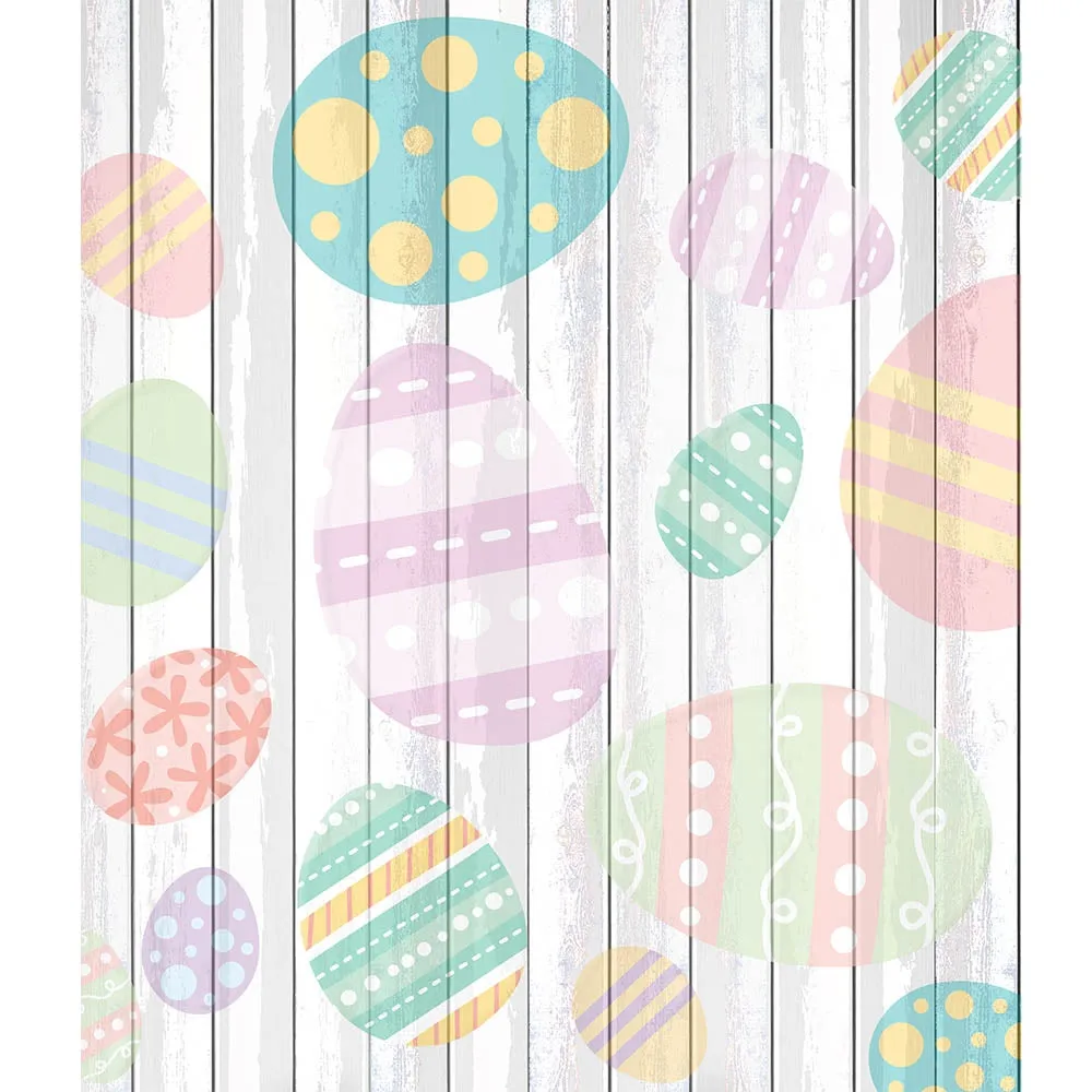 Easter Planks Printed Backdrop