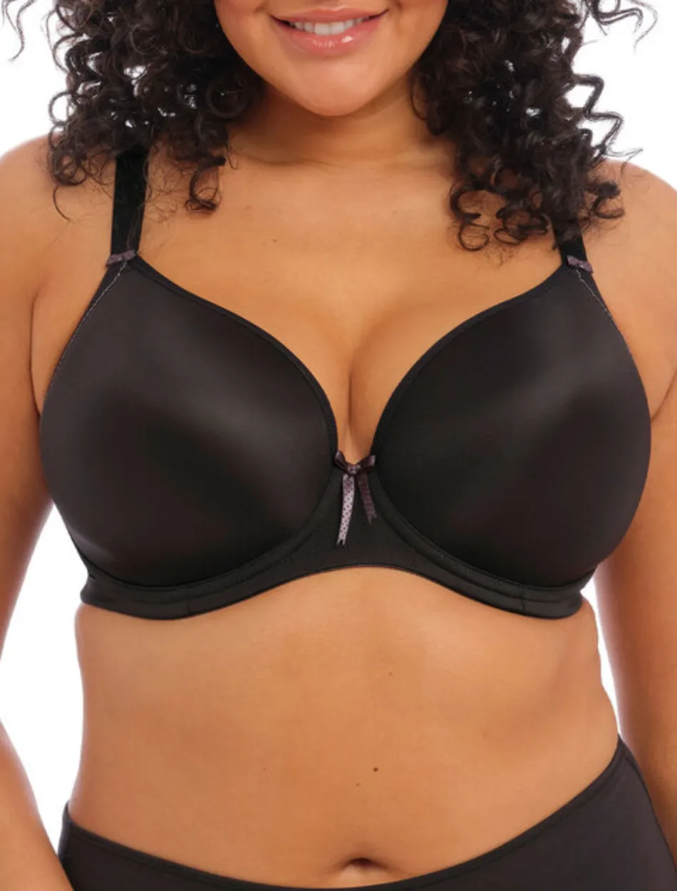 Elomi Bijou Underwire Banded Molded Bra, Black | Black Elomi Bijou Bra | Elomi T-Shirt Bras