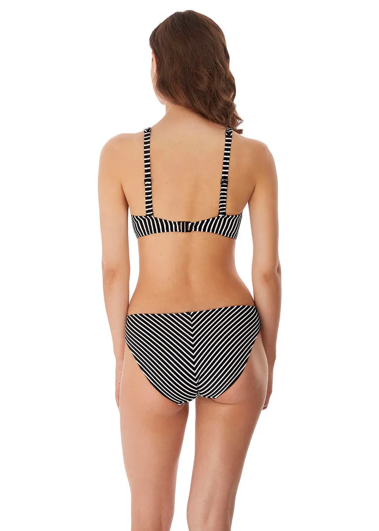 Freya Beach Hut Bikini Brief Swim Bottom, Black