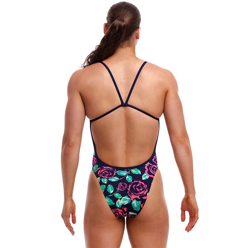 Funkita - Feeling Rosy - Ladies Eco High Leg One Piece