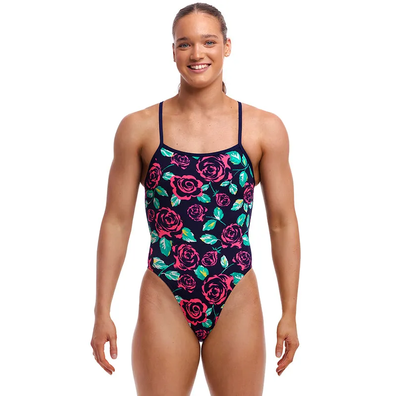 Funkita - Feeling Rosy - Ladies Eco High Leg One Piece