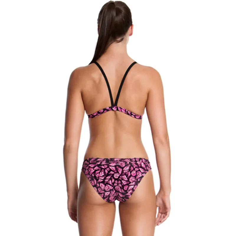 Funkita - Pink Flutterby - Ladies Hipster Brief