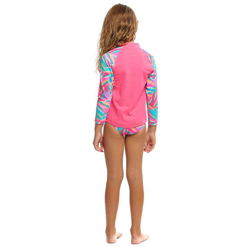 Funkita - Snuggle Pie - Toddler Girls Zippy Rash Vest