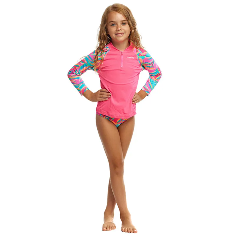 Funkita - Snuggle Pie - Toddler Girls Zippy Rash Vest