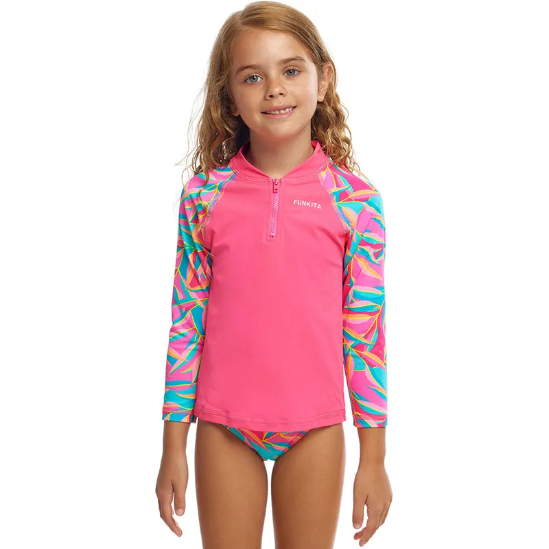 Funkita - Snuggle Pie - Toddler Girls Zippy Rash Vest