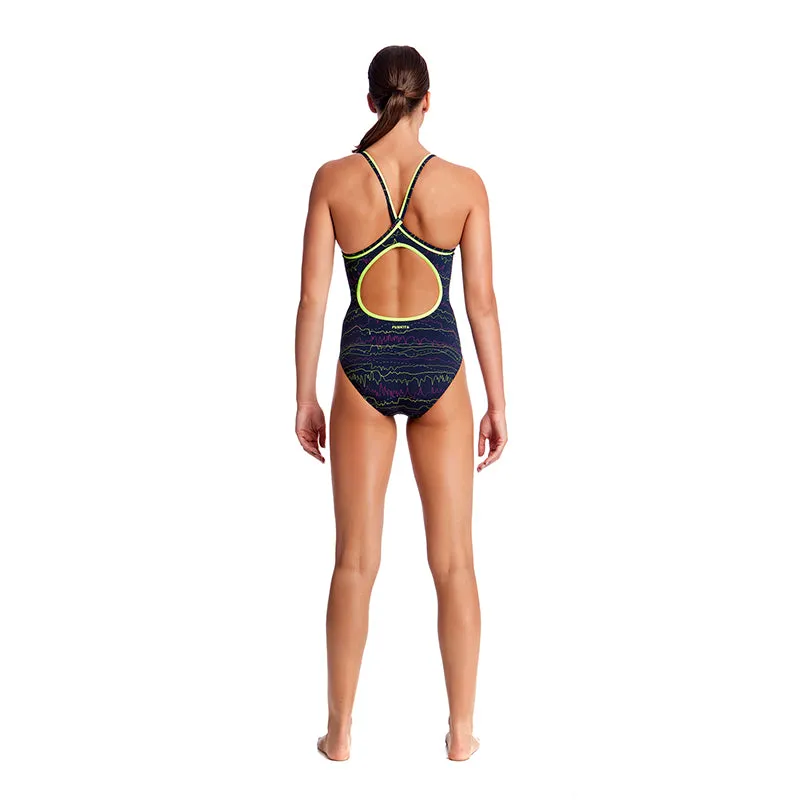 Funkita - Sound System - Ladies Diamond Back One Piece