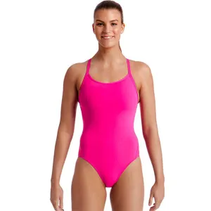 Funkita - Still Pink - Ladies Diamond Back One Piece