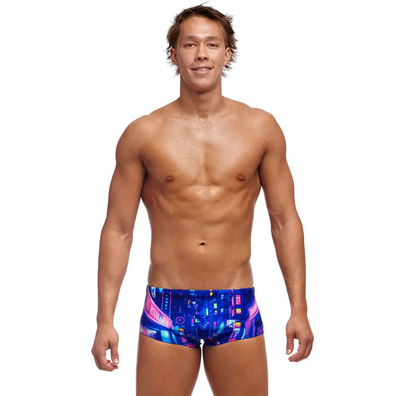 Funky Trunks - Cyber City - Mens Eco Sidewinder Trunks