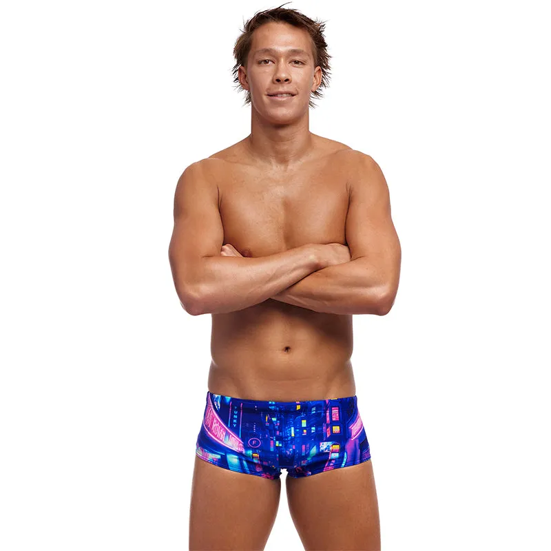 Funky Trunks - Cyber City - Mens Eco Sidewinder Trunks