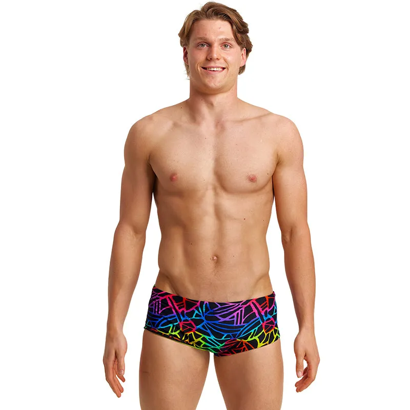 Funky Trunks - Rainbow Web - Mens Sidewinder Trunks