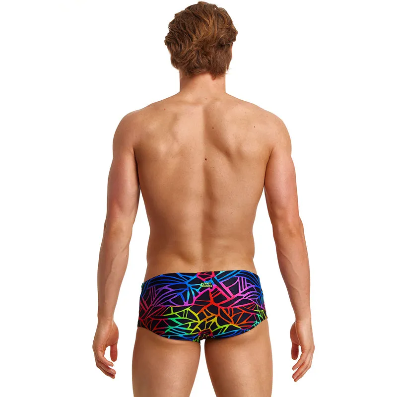 Funky Trunks - Rainbow Web - Mens Sidewinder Trunks