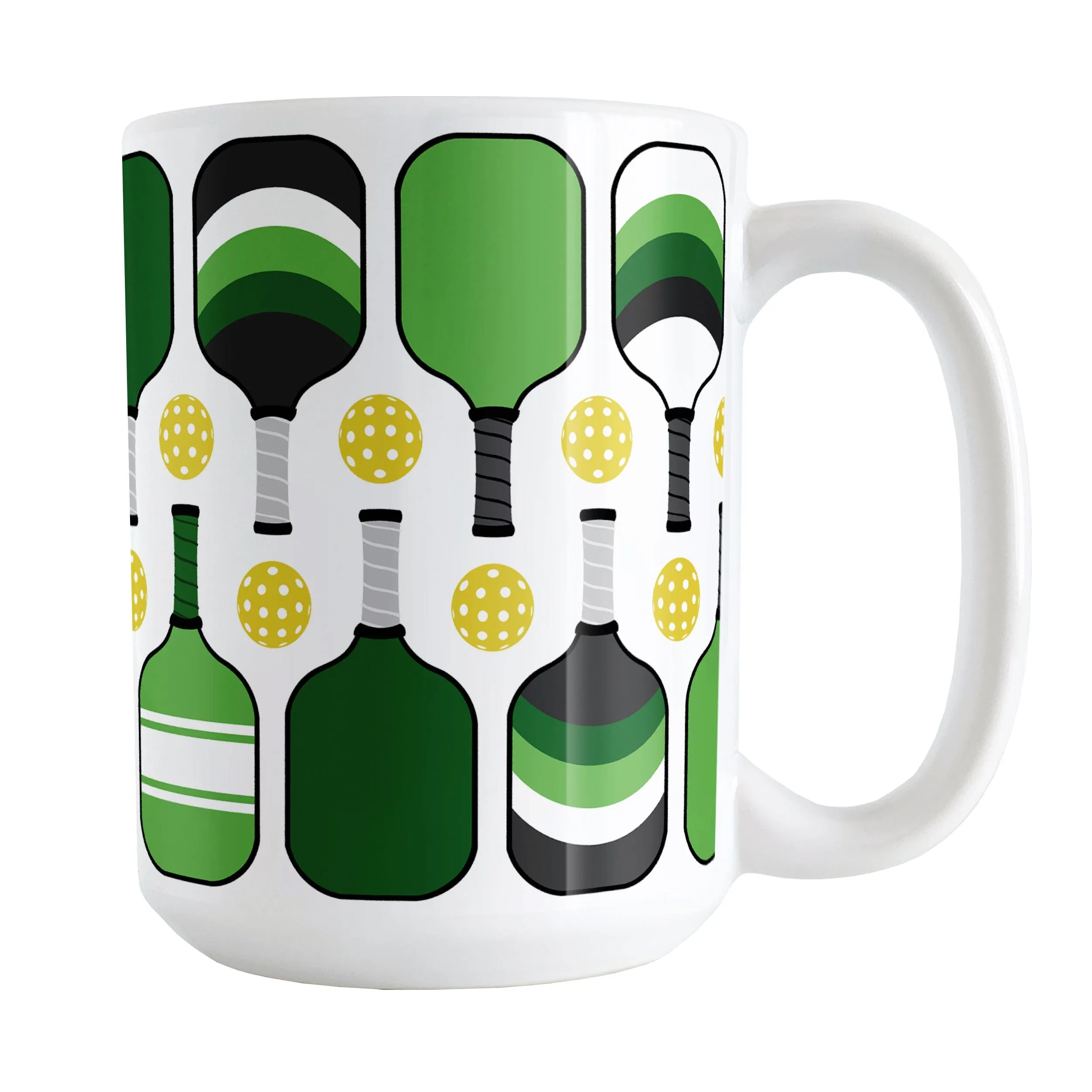 Green Pickleball Mug