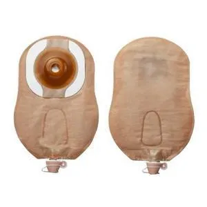 Hollister Premier One-Piece Urostomy Pouch, Convex, Flextend Skin Barrier, 1-1/2" Pre-Cut, Beige