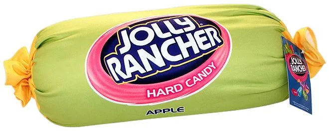 Jolly Rancher Green Apple Squishy Pillow