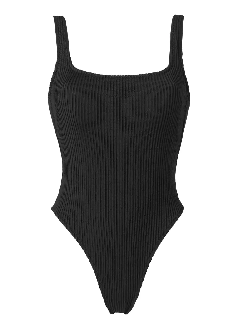 Josie Over The Shoulder One-piece Curly Black