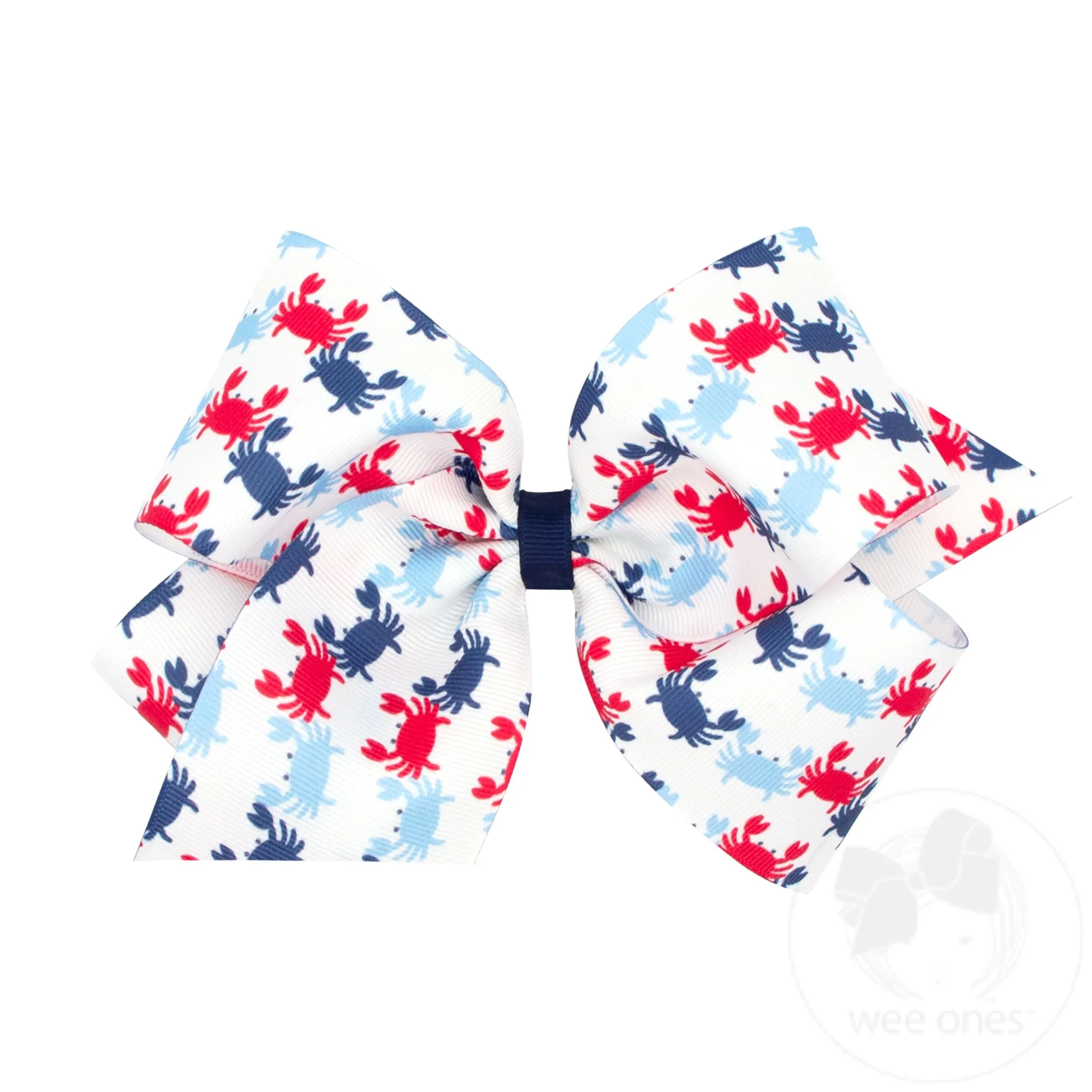 King Grosgrain Nautical-themed Print Girls Hair Bows