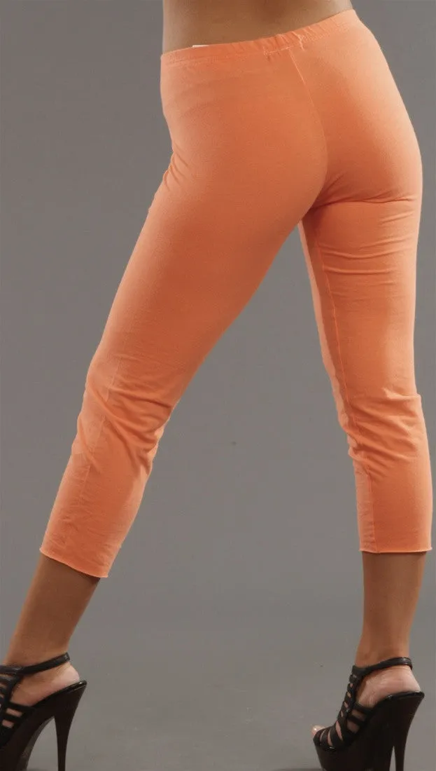 Kinkate Cotton Spandex Crop Leggings