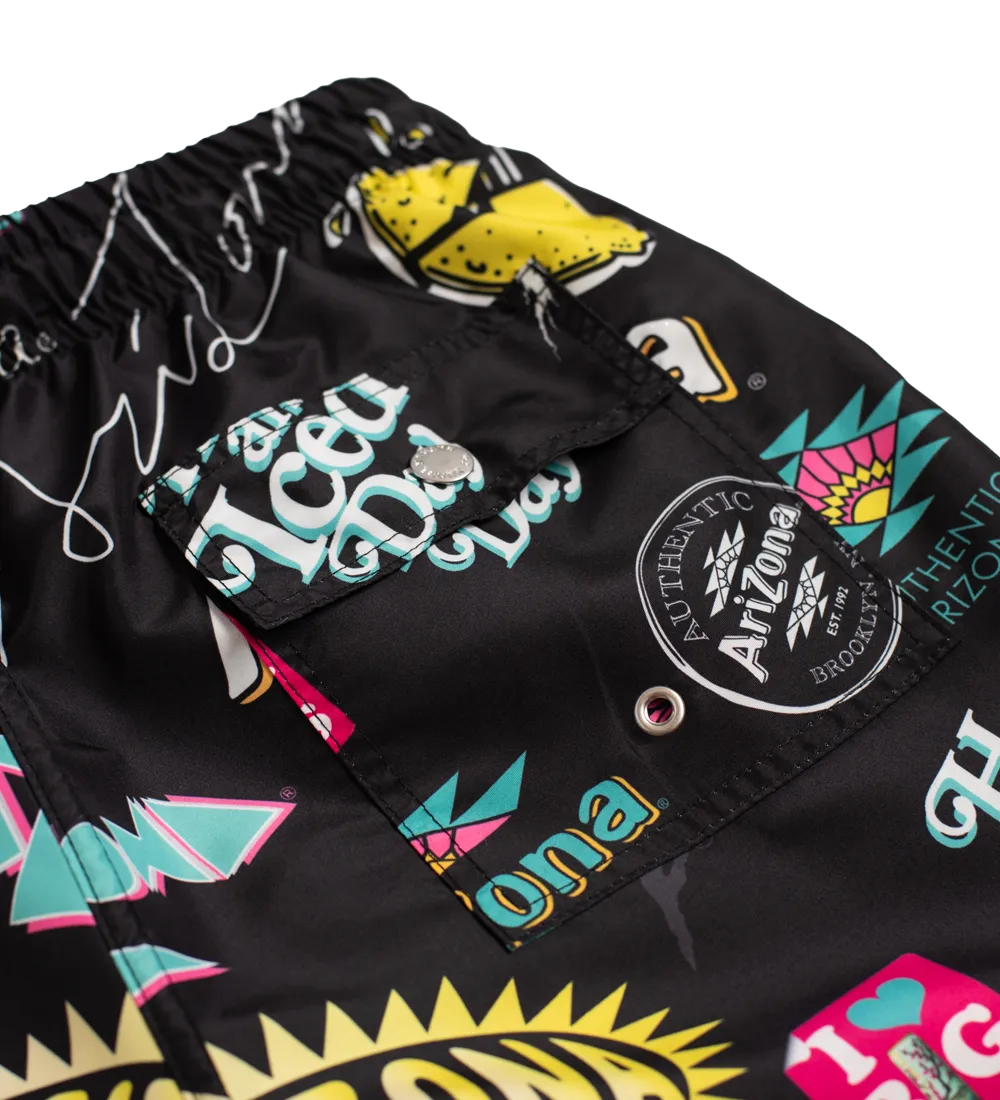 Logos Swim Trunks