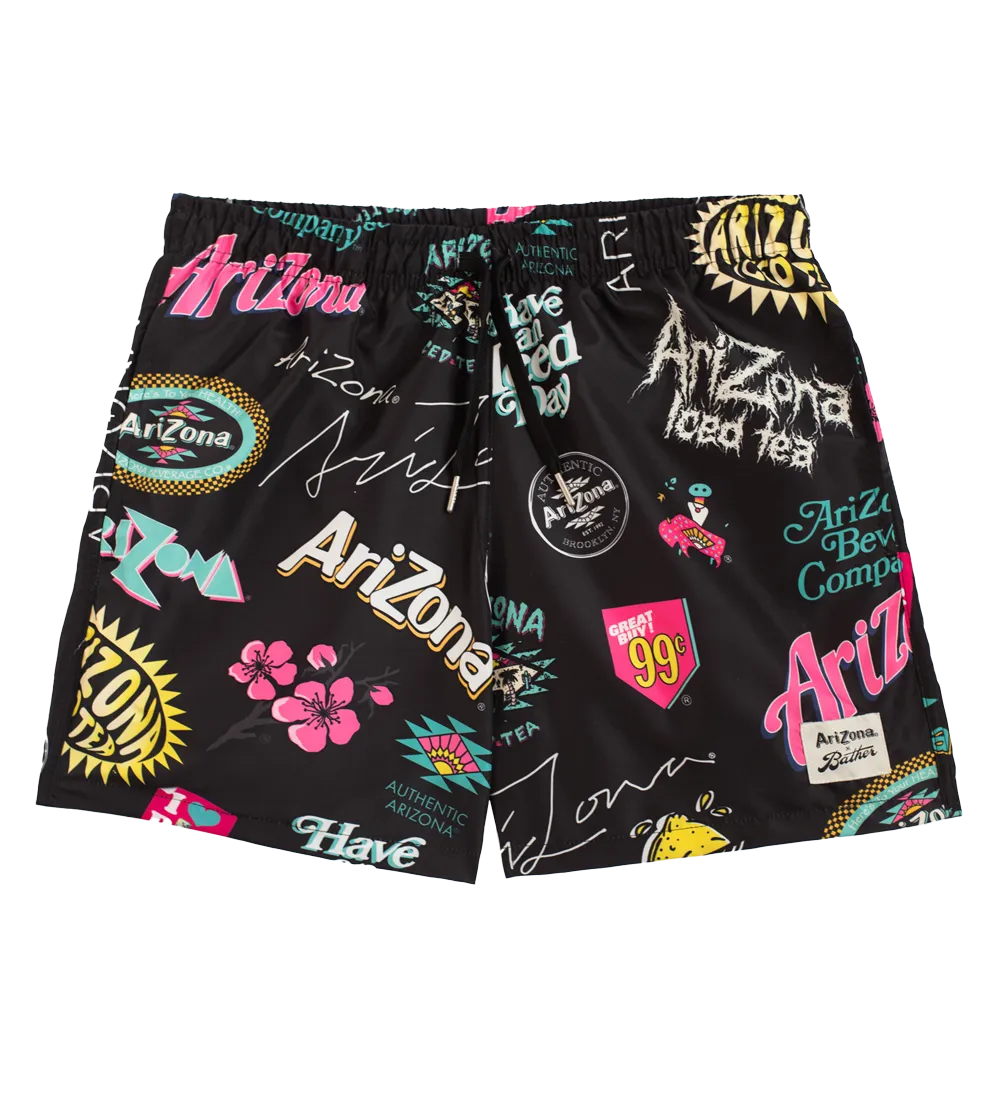 Logos Swim Trunks