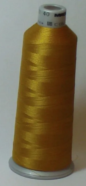 Madeira 918-1792 Old Gold #40 Embroidery Thread Cone – 5500 Yards