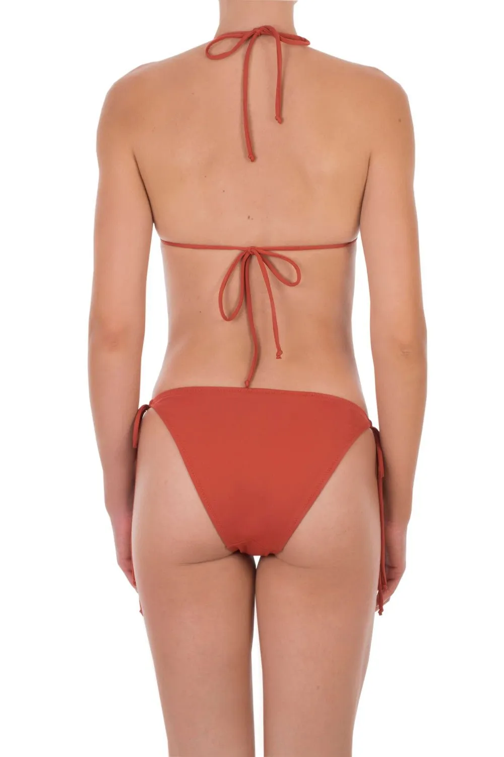 Maira Triangle Bikini Terracota