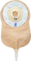 Marlen Manufacturing UltraLite™ One-piece Urostomy Pouch with Skin Shield™ Deep Convex Adhesive Skin Barrier and E-Z Drain Valve 1-1/8" Opening, 9-1/4" L x 5-3/4" W, Transparent, 16Oz, Odor-proof