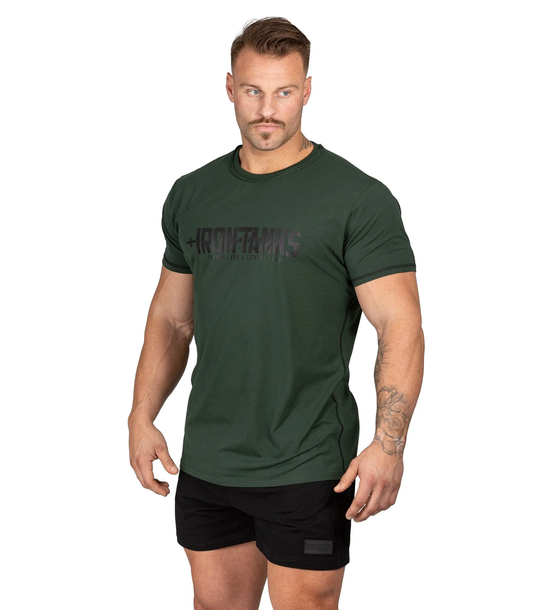 Military Muscle Tee II - Guerrilla Green