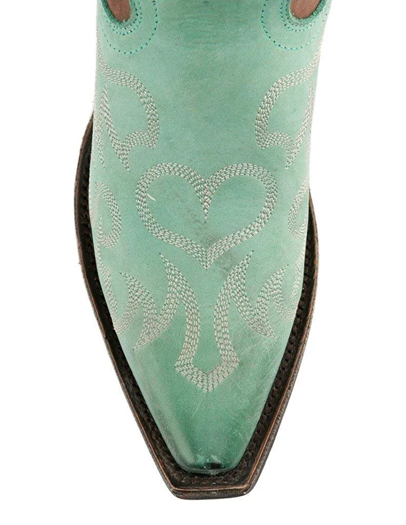 Miss Macie Western Boot Women Pure Prairie Snip Turquoise U6004-02