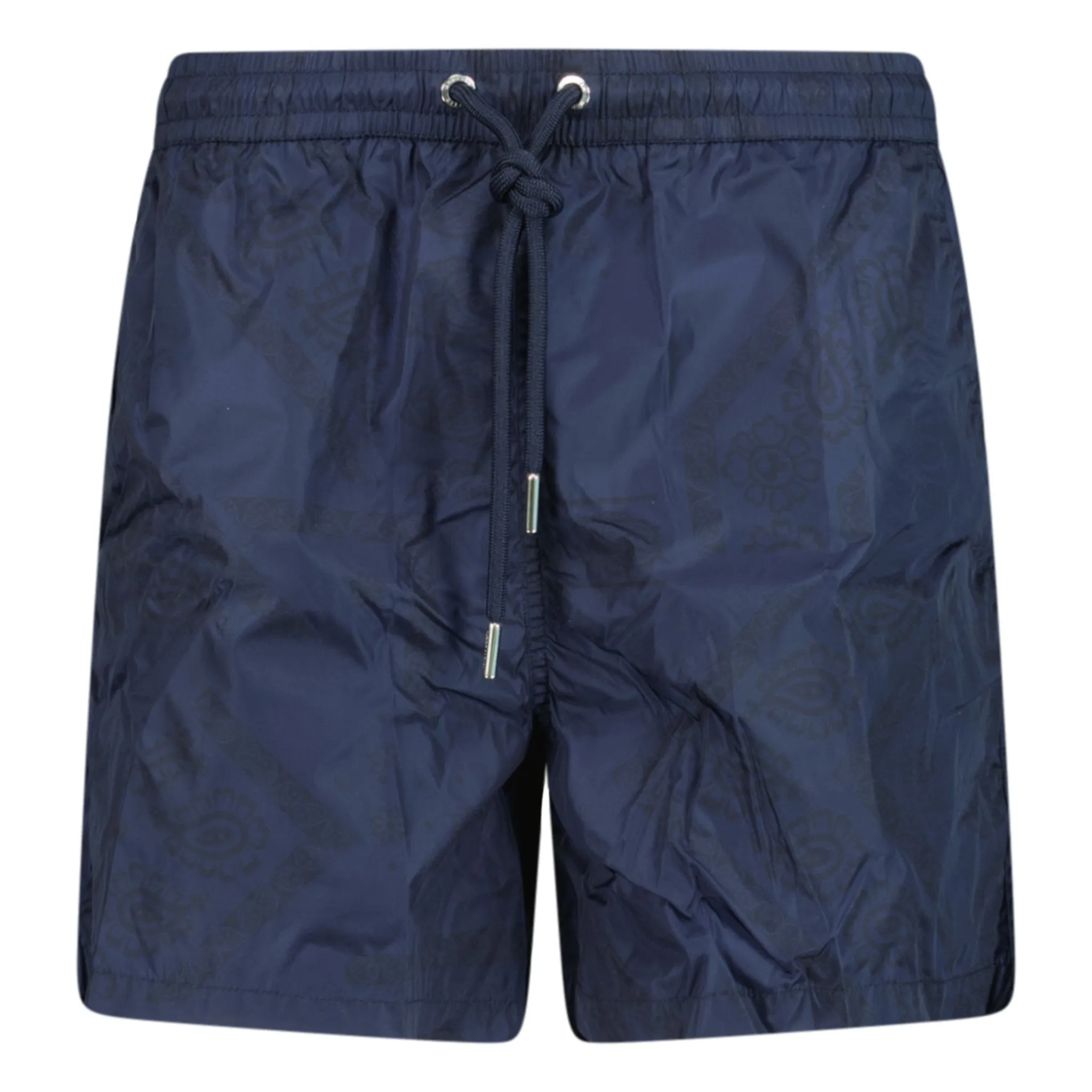 MONCLER LOGO SWIM SHORTS NAVY BLUE