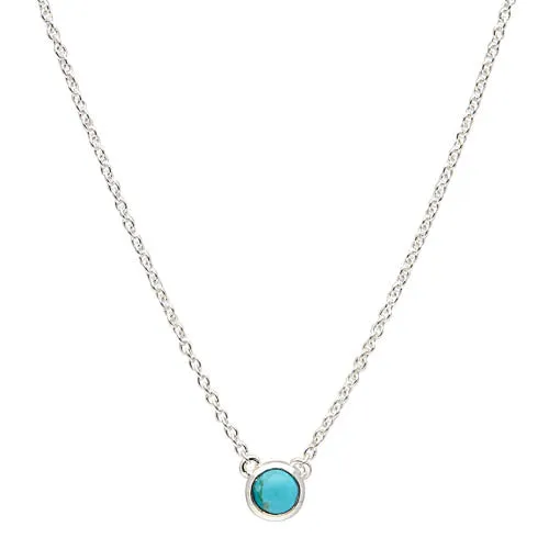 Najo Heavenly Turquoise Silver Necklace