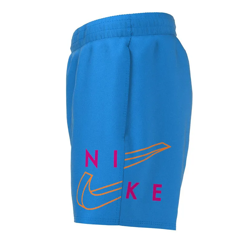 Nike - Boy's Split Logo Lap 4" Volley Short (Photo Blue)