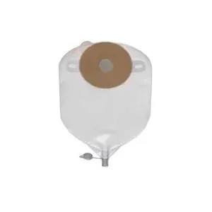 Nu-Flex Post-Op Urine Pouch With Flutter Valve 1-1/4" Opening Pre-Cut, Convex