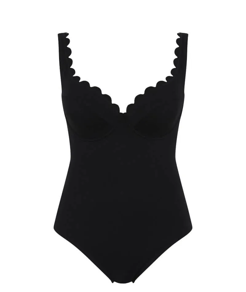 Panache Swimwear Spirit Rita Plunge One Piece Swimsuit - Black