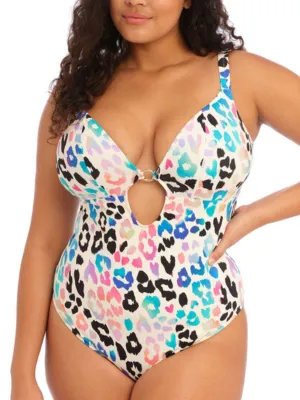 Party Bay Plunge Swimsuit - Multi