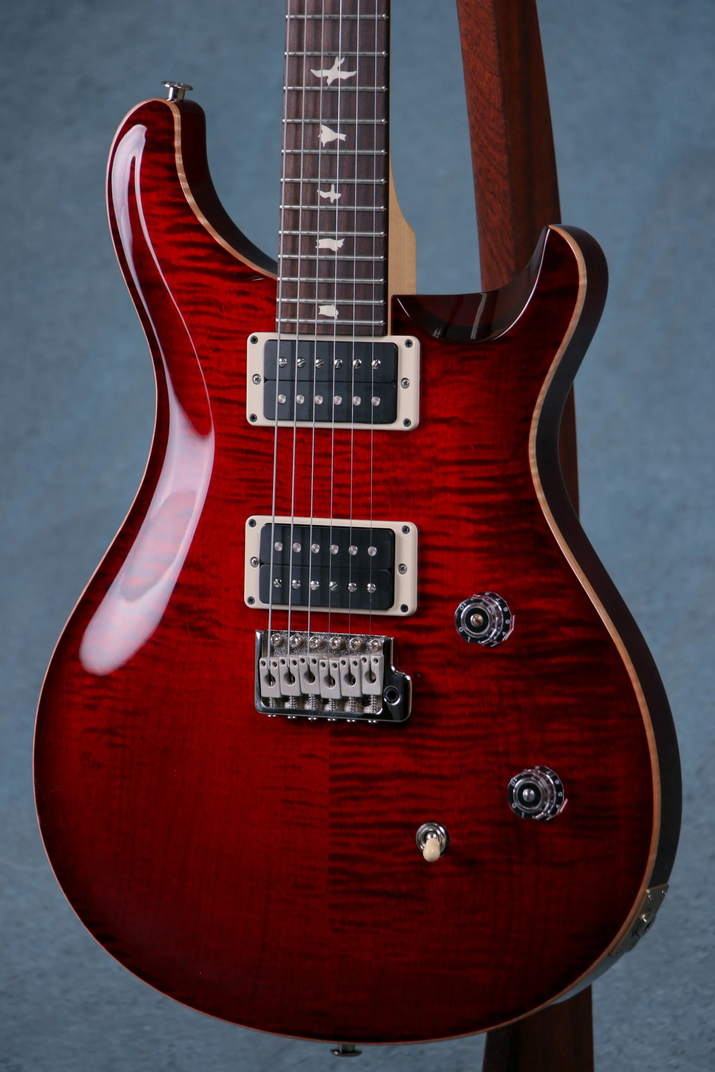 PRS CE24 Electric Guitar - Fire Red Burst - 0379086