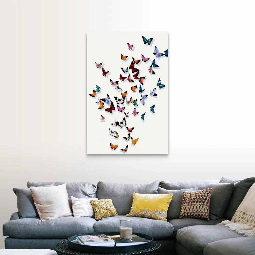 "Butterfly Wonderland III" Canvas Wall Art