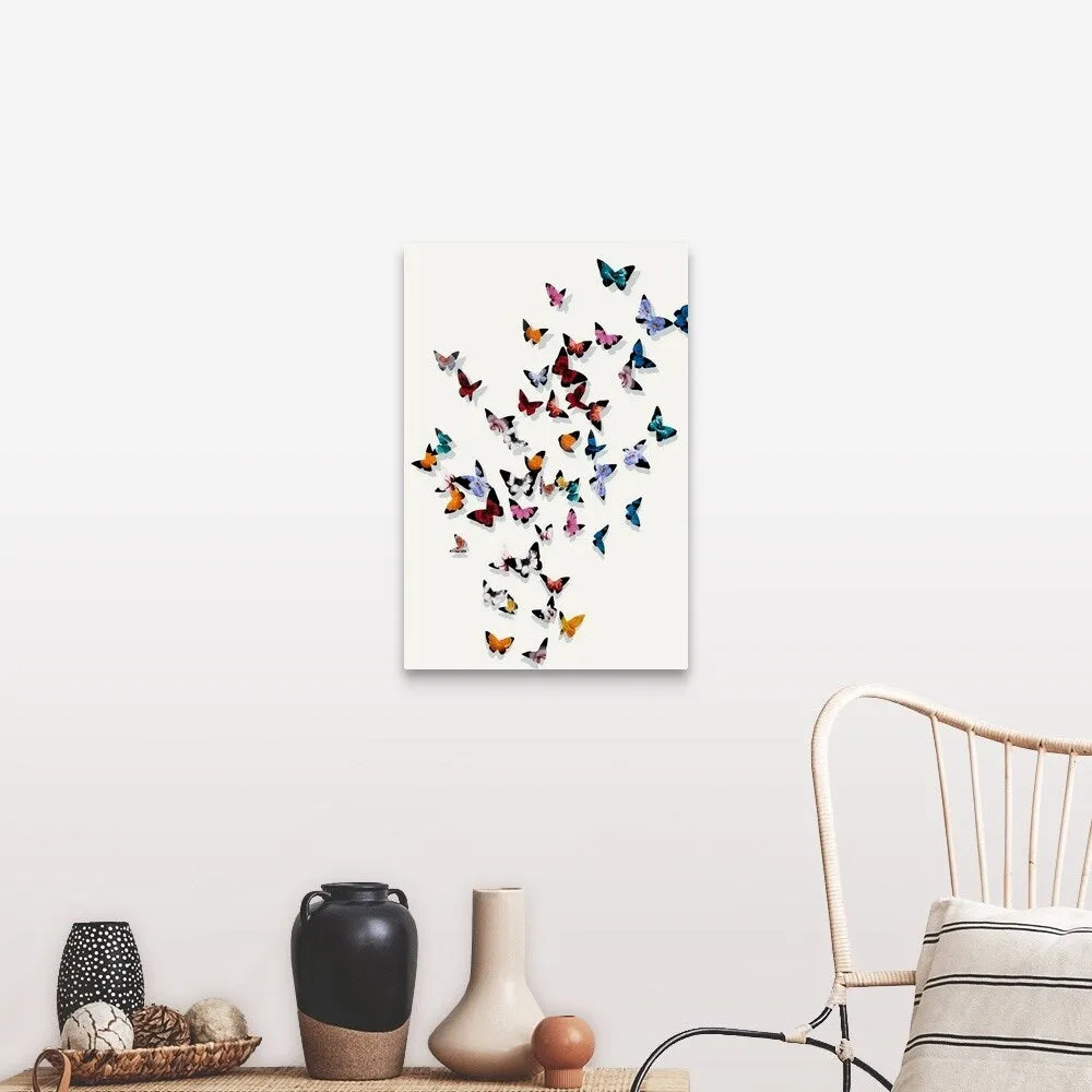 "Butterfly Wonderland III" Canvas Wall Art