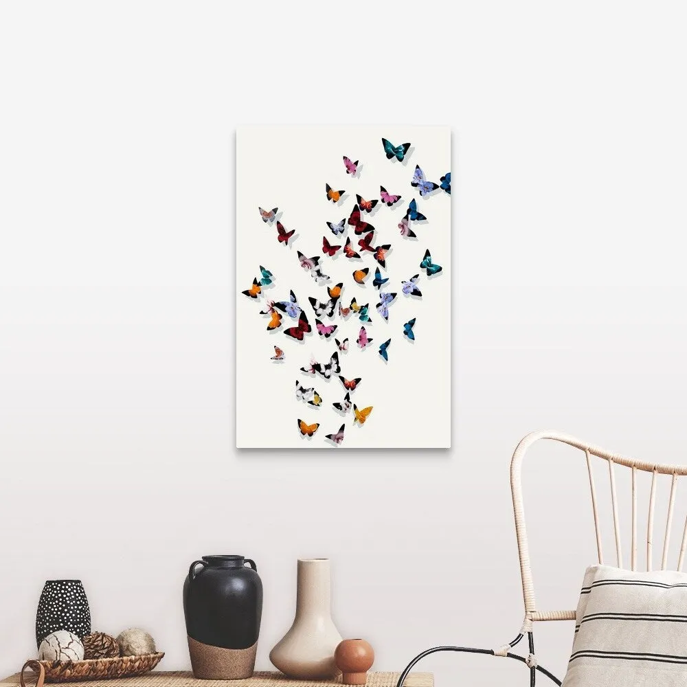 "Butterfly Wonderland III" Canvas Wall Art